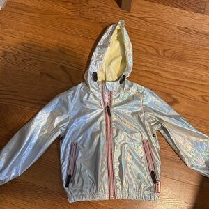 Gently Used Hunter Original Kids 'Nebula' Shell Packable Rain Jacket - 3-4T